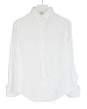 SUITSUPPLY Slim Formal Shirt Men's LARGE Button Up Spread Collar White