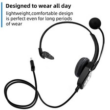 Noise Cancelling Bluetooth Headset Wireless Headphone for Trucker Truck Driver