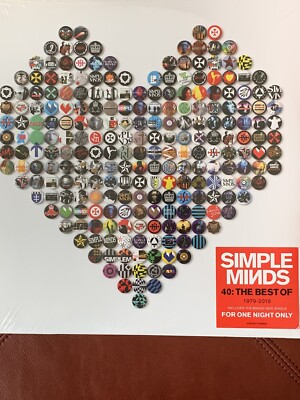 SIMPLE MINDS - 40: THE BEST OF 1979-2019 EU SEALED GATEFOLD TWO Vinyl/LPs 18 TRX