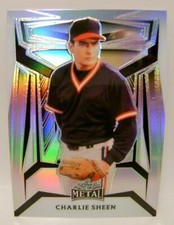 CHARLIE SHEEN #138 /189 BASE CARD LEAF METAL BASEBALL 2023