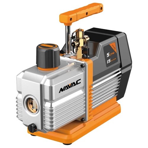 NAVAC NP5DP 5 CFM 2-Stage Vacuum Pump, PRO Series