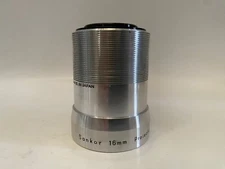 Sankor F 2.0 63mm 2.5" Projection Lens for 16mm movie film projector Japan