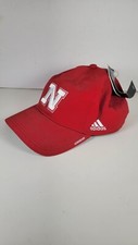 Nebraska Cornhuskers Youth Red Relaxed Fit Hat By adidas