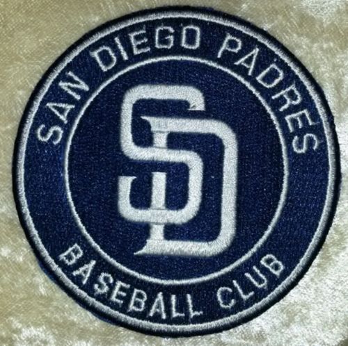 San Diego Padres 3.5 Retro Swinging Friar Iron On Patch