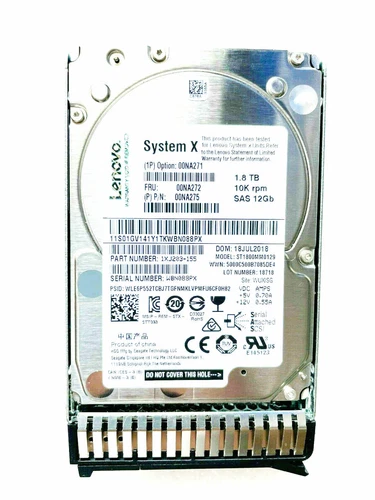 Compatible IBM 00NA272 00NA271 00NA275 SYSTEM X 1.8TB 10K RPM 12Gbps 2.5"SAS HDD - Picture 2 of 2