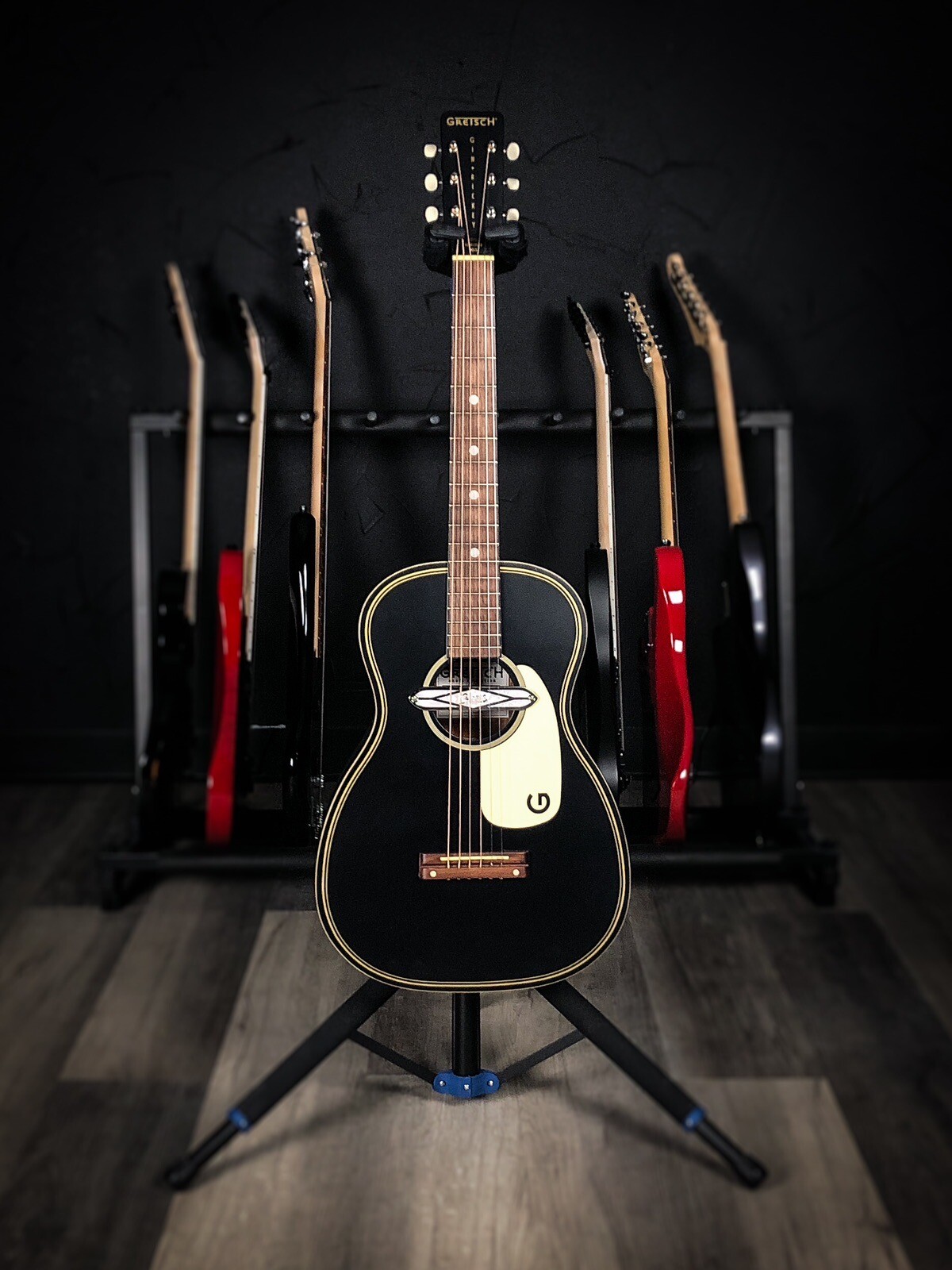 Gretsch G9520E Gin Rickey Parlor Acoustic/Electric Guitar Black eBay