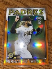 2021 Topps Chrome Ben Baller FERNANDO TATIS JR 1986 Orange Refractor /25