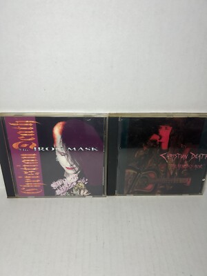 Christian Death  Lot 2 CDs The Heretics Alive The Iron Mask Cleopatra Deathmetal