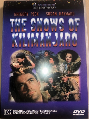 The Snows Of Kilimanjaro - Gregory Peck Susan Hayward 1952 Reg 4 Like New (D637)