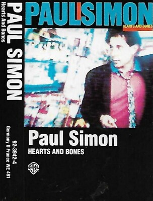 PAUL SIMON HEARTS AND BONES CASSETTE ALBUM Pop Rock | eBay 