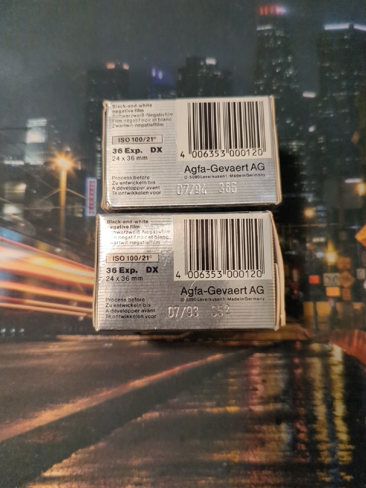 Agfa APX 100 Fekete-fehér Negatív Keskeny Film (ISO 100, 135-36
