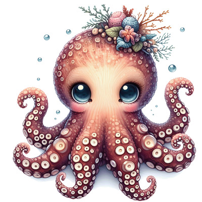 Wandtattoo Aufkleber Octopus Wandaufkleber 18X18 cm Groß