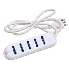 Techly Multipresa italiana Bipasso 5 uscite