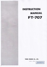 Manuale di istruzioni Operating Instructions per Yaesu FT-707 