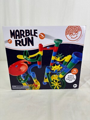 Elevator Marble Run MindWare 54 Pieces and 13 Marbles
