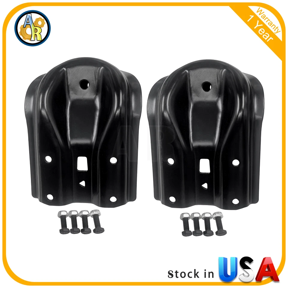 Par de kit de soporte de resorte de hoja trasera para Chevrolet K1500 K2500 GMC 1988-2000 Foto 3 de 3