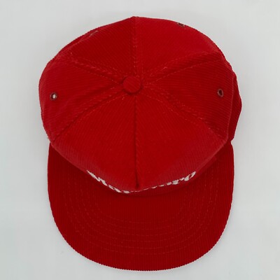 Vintage Deadstock Marlboro Hat USA Made Snapback Corduroy