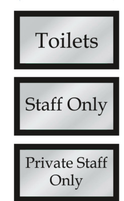 Personalisiertes Namensschild Executive 100 mm x 55 mm Büro Wand, individuelle Gravur Schild