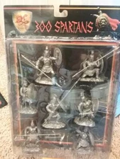 CONTE' GREEK HOPLITE WARRIORS, COLLECTIBLES (7 FIGS SET #2, SILVER) 65MM Scale