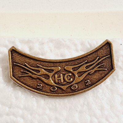 2002 Harley Davidson Harley Owners Group HOG Chapter Biker Rocker Pin NEW
