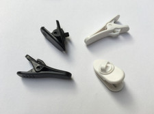 200pcs Rotatable earphone clip Pointed nose clamp Universal round cable clamp