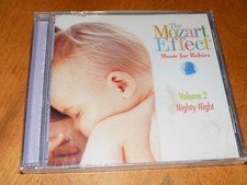 THE MOZART EFFECT MUSIC FOR BABIES Wolfgang Amadeus Volume 2 Nighty Night CD NEW
