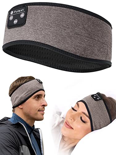 Fulext Bluetooth Sleep Headband with Built-in Headphones for Comfortable Sleeping