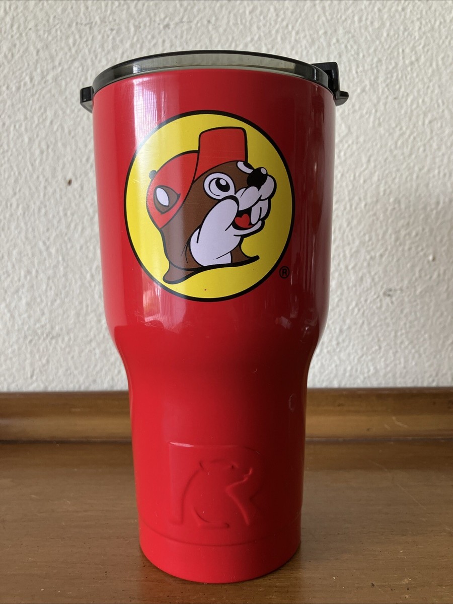 RTIC 20 oz red Bucees tumbler
