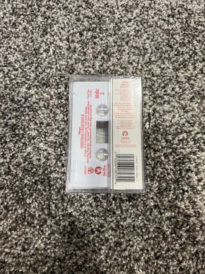 Disney's Christmas Collection II Two 2 Cassette Tape Mickey NIP - Image 2 of 2
