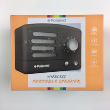 polaroid pbt530 wireless bluetooth portable retro speaker