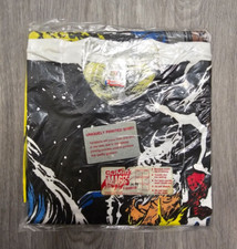 DEADSTOCK Vtg 1993 Marvel Wolverine X-Men Storm Cable Megaprint XL Mega Print