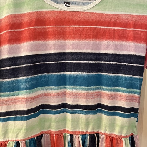 Tea Collection 3/4 Sleeve Striped Midi Dress Sweden Girls Size 12 - Picture 5 of 10