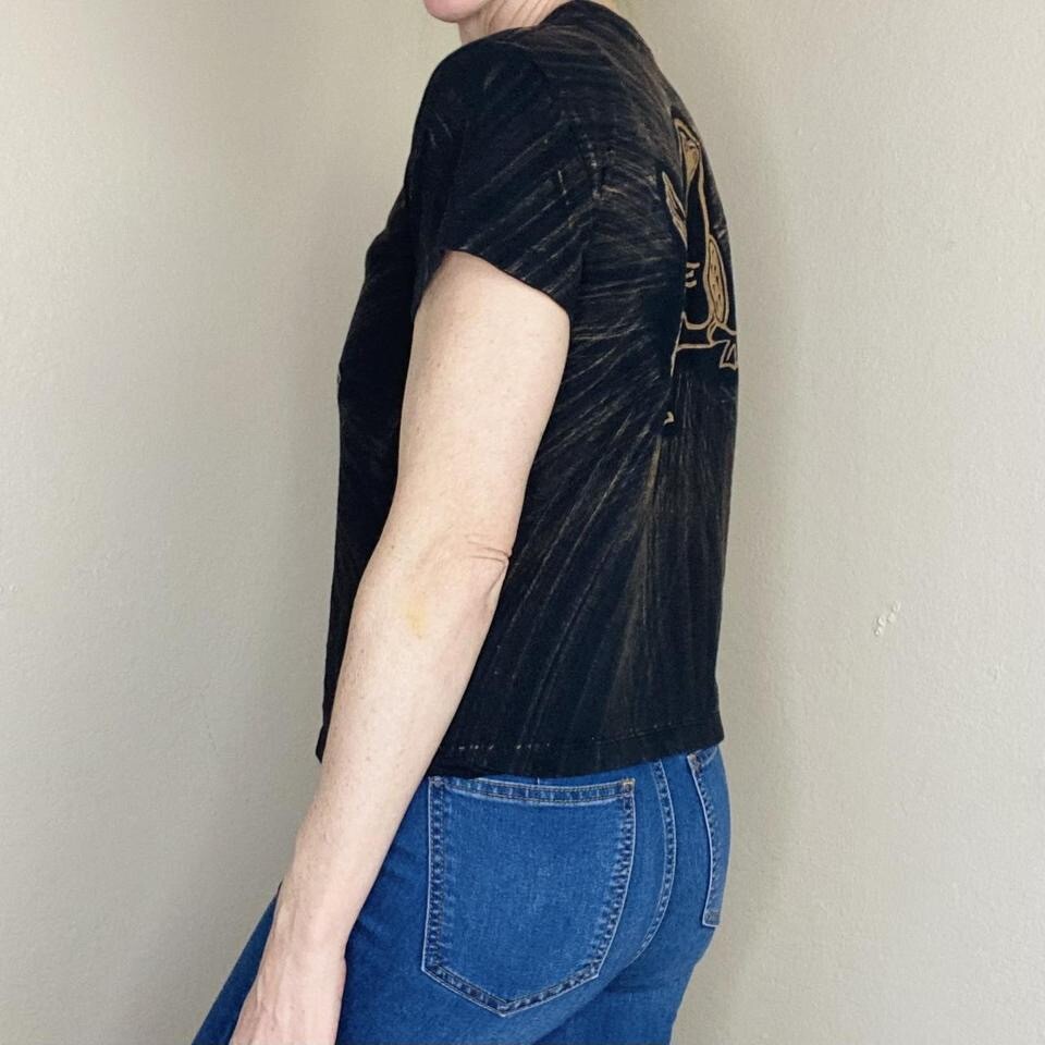 Galapagos Black Bird Graphic Basic Tee Shirt - image 3