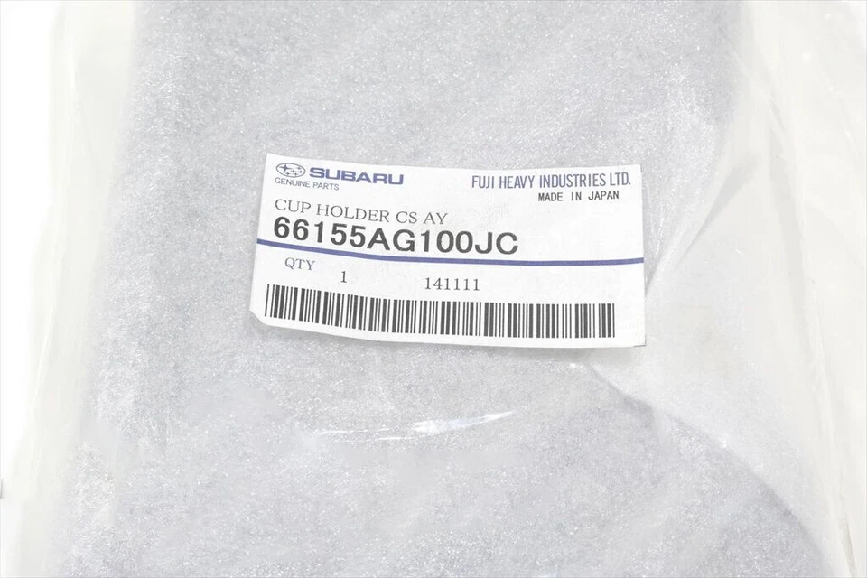 OEM 2008-2021 Subaru Impreza WRX STi Center Console Cup Holder NEW 66155AG100JC - Изображение 3 из 3