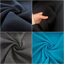 SWEATSHIRT TRIKOT dicker Stretch-Strick Schneiderei Pullover Stoff 