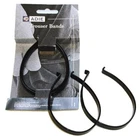 Bike Cycling Trouser Bands Clips. Retro Sprung Steel. Reflective Yellow or Black