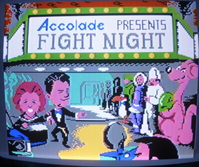 Commodore 64 - FIGHT NIGHT Original Disk - TESTED & WORKS