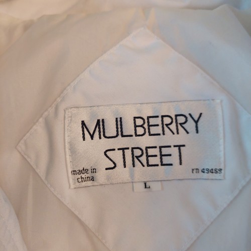 Mulberry Street Vintage 80s Colorblock White Blue Yellow Windbreaker Size L - Picture 6 of 14