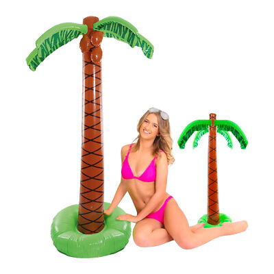 RIESIGE AUFBLASBARE PALME 5 FUSS AUFBLASBAR SOMMER HAWAII PARTY KOSTÜM REQUISIT