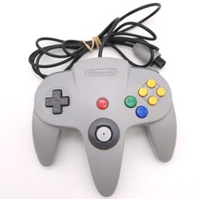 Official Nintendo 64 GRAY Controller Authentic OEM N64 Remote NUS-005
