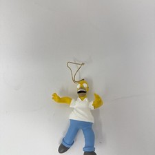The Simpsons Vintage Christmas Ornament Screaming Homer Crazy face
