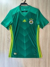 Maillot original Adidas Fenerbahce SK 2017/18 ClimaCool vert jaune taille S