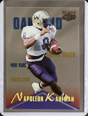 Napoleon Kaufman - 1996 Classic Clear Assets Football #42