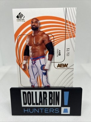 2025 Upper Deck AEW SP Signature Edition Orange /75 #84 Scorpio Sky