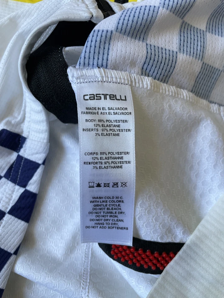 Castelli x Colorado Multisport Cycling Jersey Size Large White Boulder, Colo - Image 3 of 4