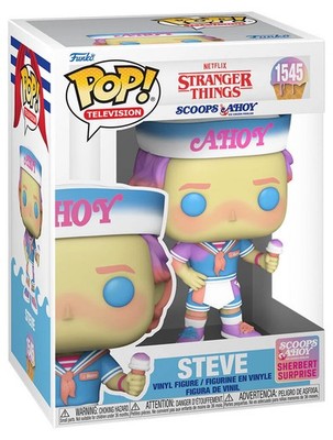 ヤ*ー様 FUNKO POP! ストレンジャーシングス　スティーブアンドデモドッ Funko POP! Television Stranger Things #1545 Steve (Scoops Ahoy