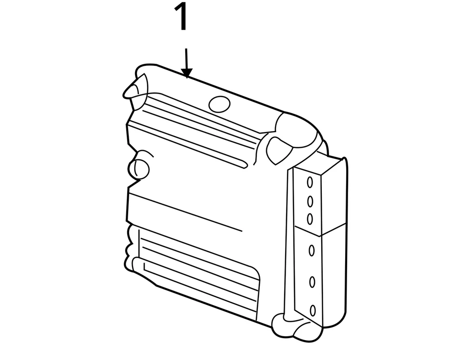 Мод электронного управления двигателем ECM 6,6 л подходит для 12 EXPRESS 2500 VAN 644136 12648344 - Изображение 4 из 4