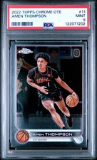 2022 TOPPS CHROME OVERTIME ELITE #11 AMEN THOMPSON PSA 9