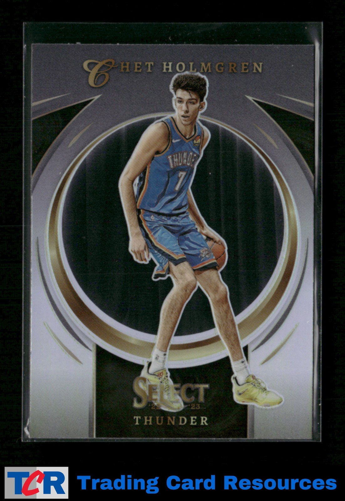 2022-23 Panini Select #9 Chet Holmgren Select Certified Silver Prizms