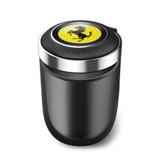 Car Ashtray Led Interior Lighting Ferrari Logo Portable Odor Proof Car Ashtray Led Interior Lighting Ferrari Logo Portable Odor Proof